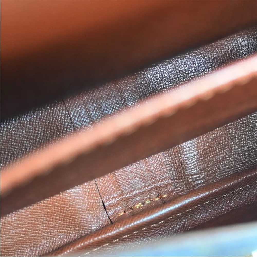 LOUIS VUITTON CARTOUCHIERE GM SHOULDER BAG PURSE MONOGRAM M51252 SL0930 XX19241 - Picture 10 of 11